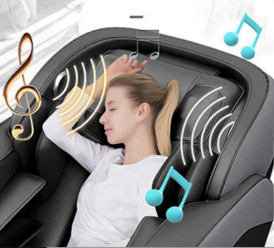 Muzica Fotoliu de masaj Royal Black