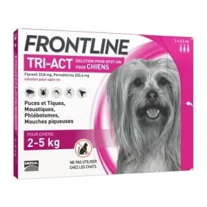 frontline-tri act xs caini 2-5kg